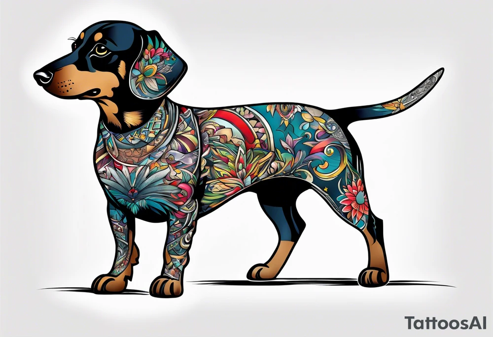 Dashchund tattoo idea