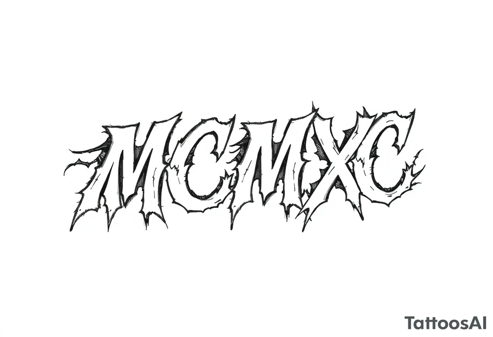 “MCMXC” tattoo idea