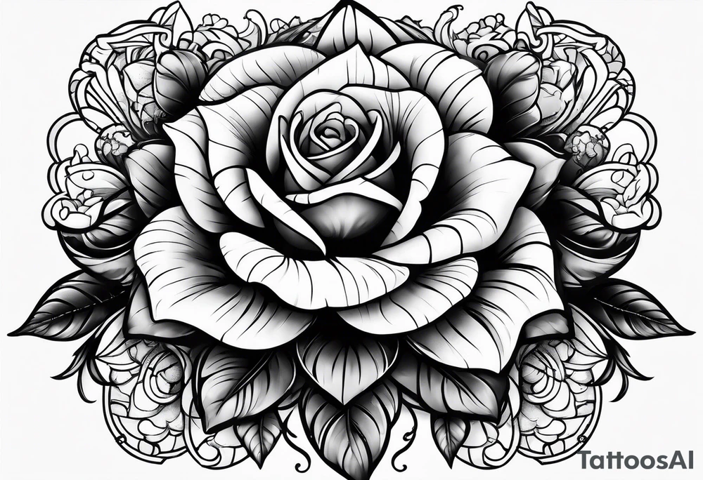 dark themed tattoo idea