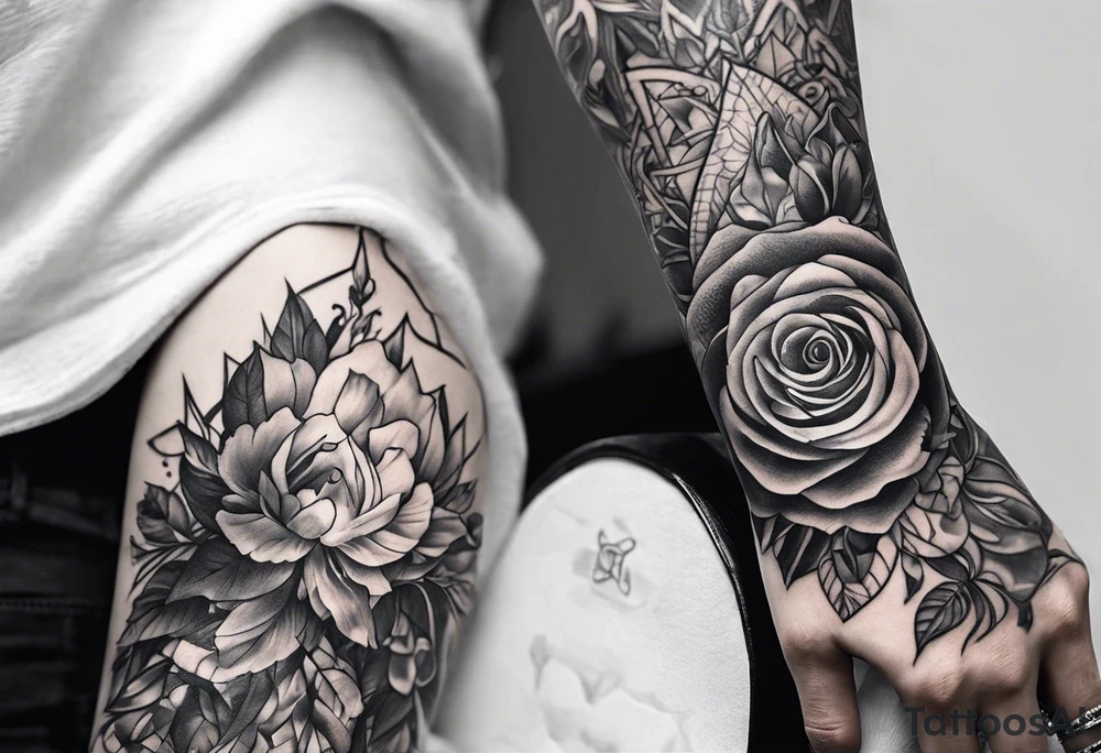 hands pointiong at each othe but not touching tattoo idea