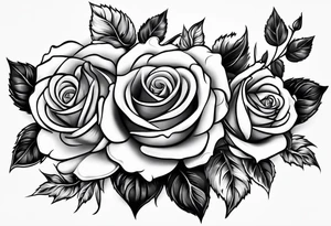 most beautiful Roses tattoo idea