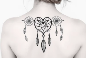 Heart
Dream catchers tattoo idea