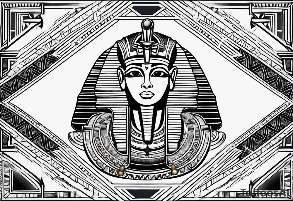Egyptian symbols tattoo idea