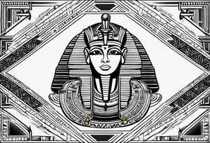 Egyptian symbols tattoo idea