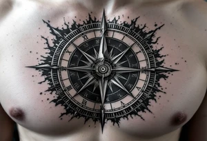 Roman spears 
Sundial 
Broken clock tattoo idea