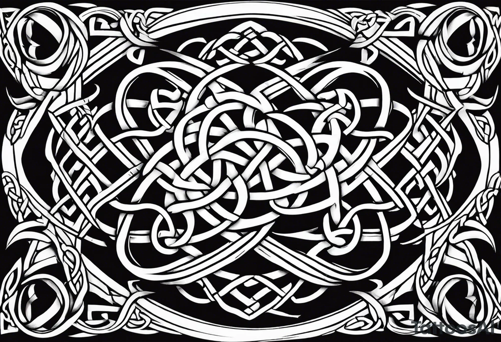Celtic knot design. tattoo idea