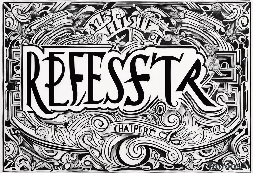 Reset and restart of a new chapter tattoo idea