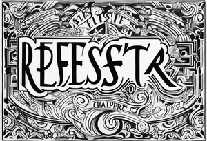 Reset and restart of a new chapter tattoo idea