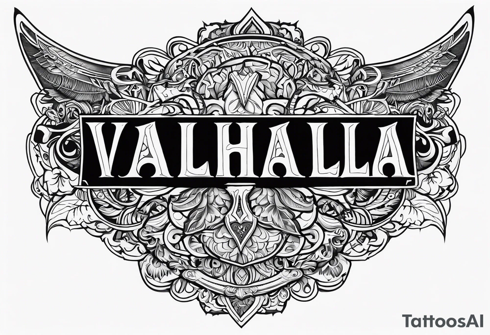 Valhalla tattoo idea