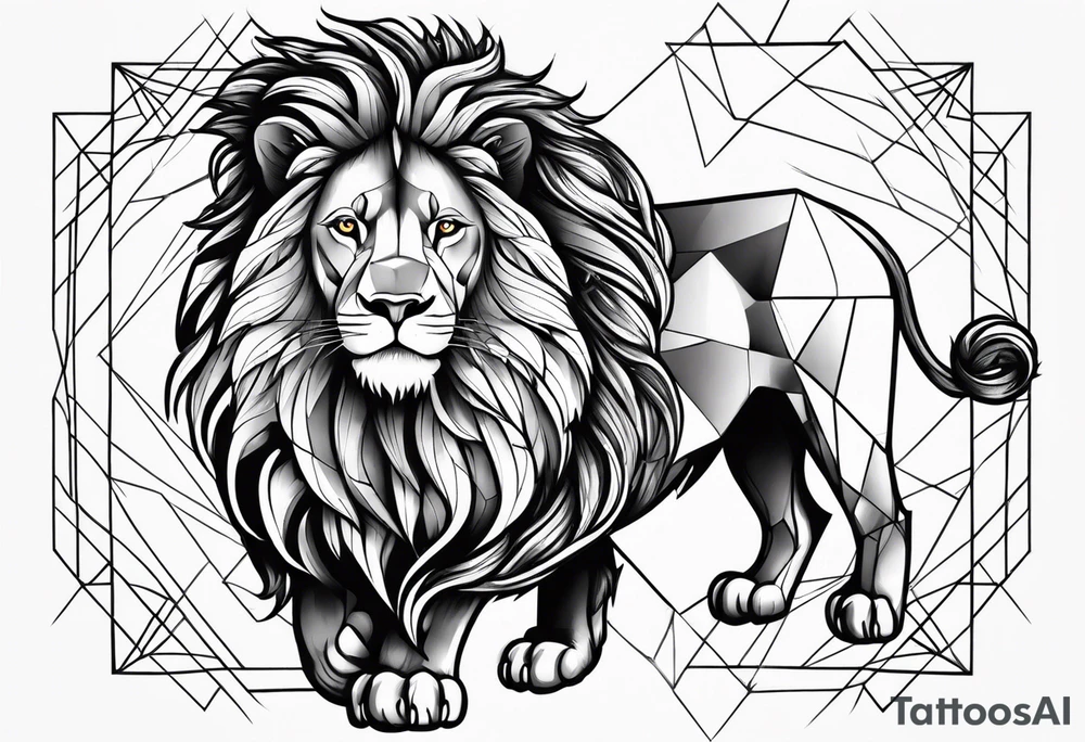 Man standing up tattoo idea