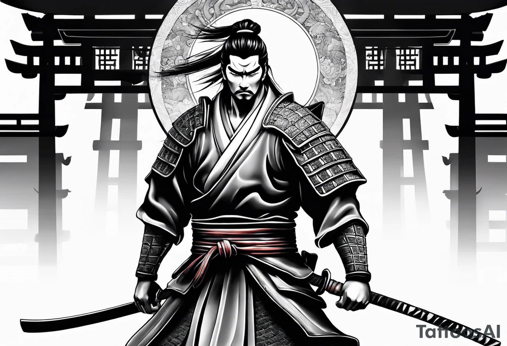 Samurai theme tattoo masculine with out a samurai tattoo idea Samurai theme tattoo masculine with out a samurai tattoo idea