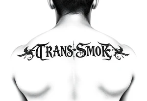 tramp stamp the says gunsmokesolo tattoo idea