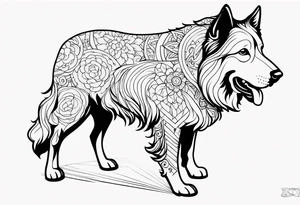 sheepdog tattoo idea