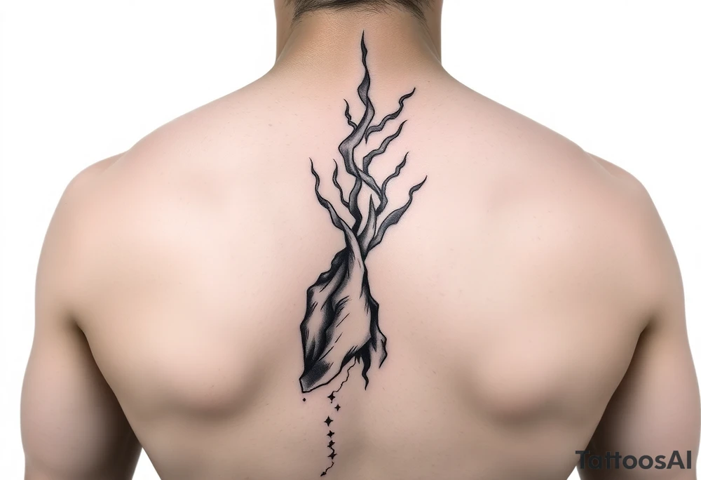 Rising from being extinguished tattoo idea
