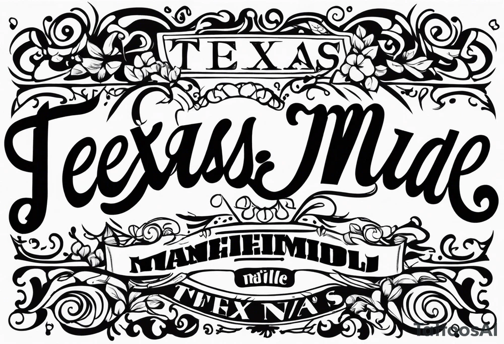 Texas Made tattoo idea
