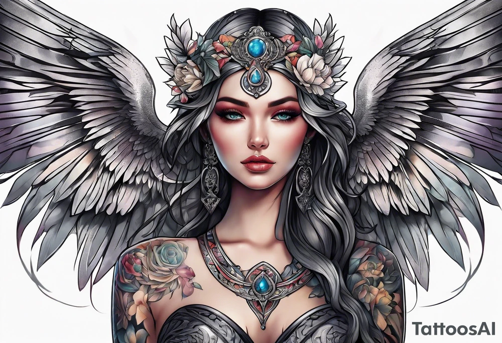 Arc Angel tattoo tattoo idea