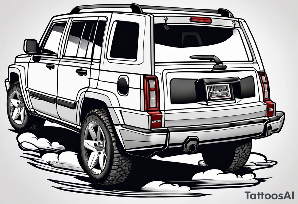 Jeep commander tattoo idea