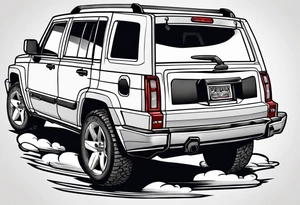 Jeep commander tattoo idea