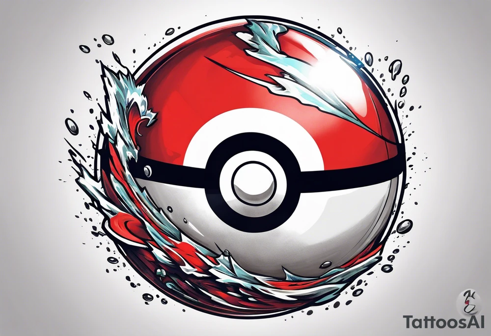 pokeball tattoo tattoo idea
