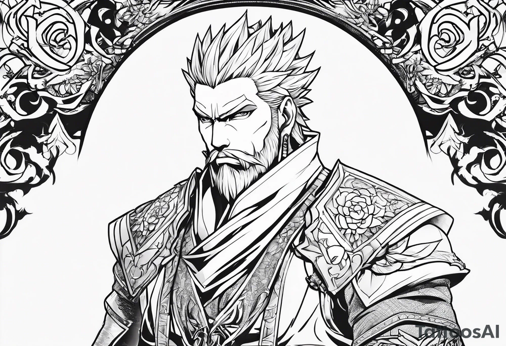 gilgamesh from fate stay night tattoo idea
