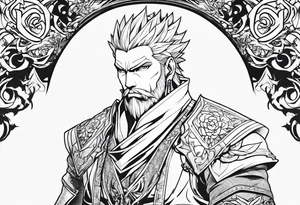 gilgamesh from fate stay night tattoo idea