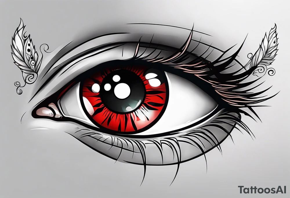 Sharingan eyes tattoo idea
