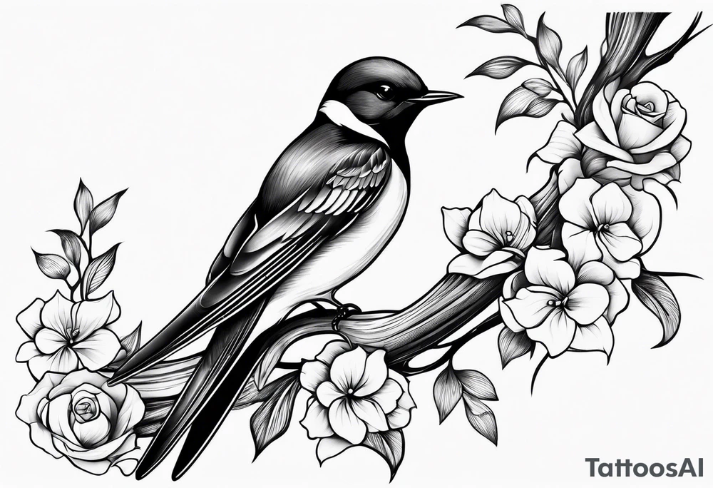 Swallow tattoo idea
