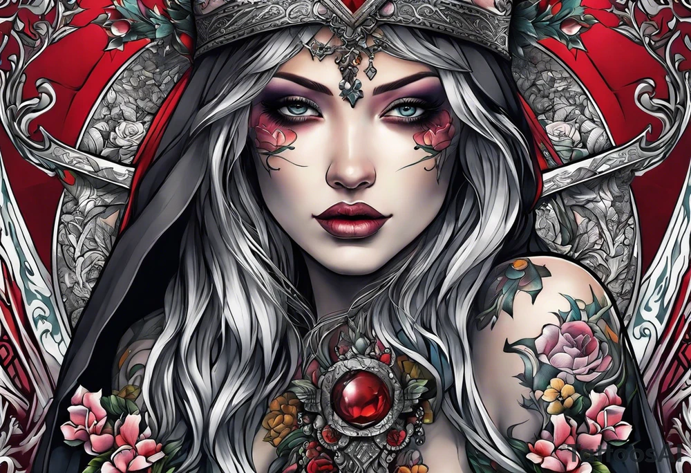 begging at the cross tattoo idea