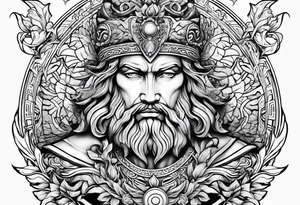 greek god tattoo idea