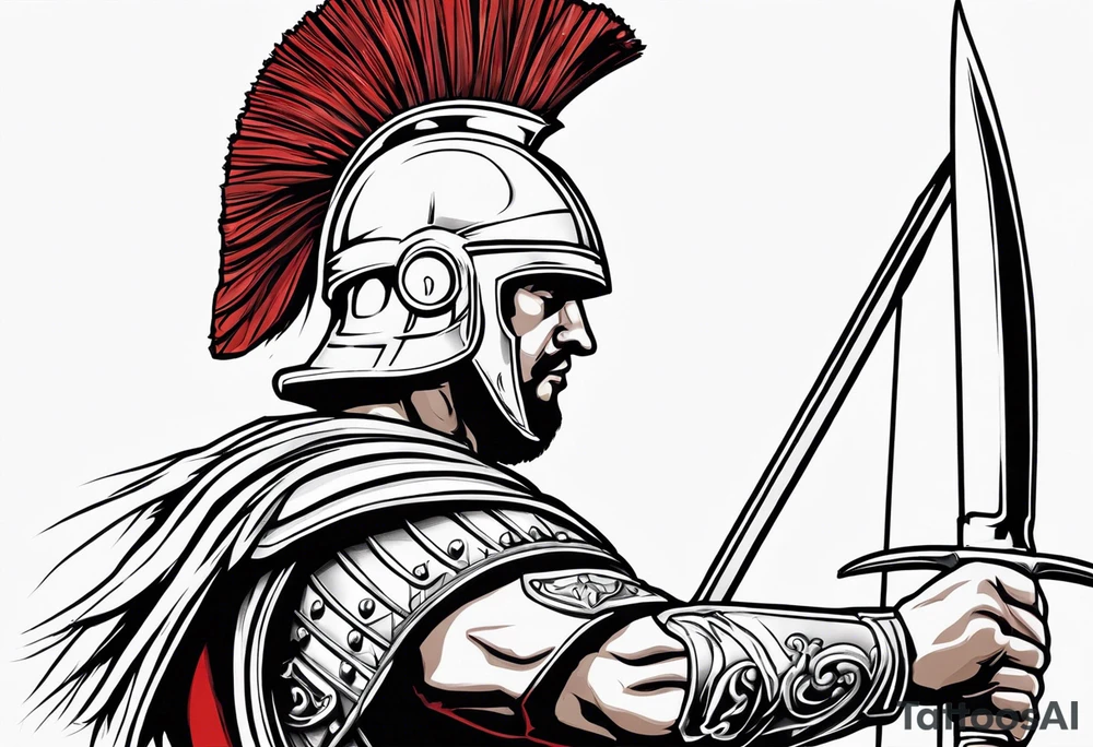 micro realism roman soldier roman art oscar akermo tattoo idea