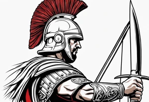 micro realism roman soldier roman art oscar akermo tattoo idea
