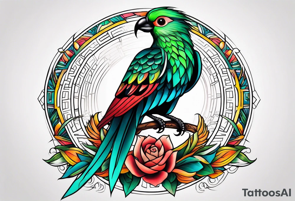 Quetzal tattoo idea