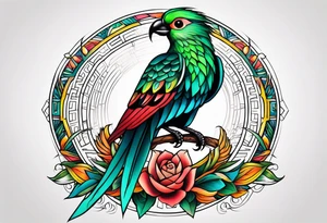 Quetzal tattoo idea