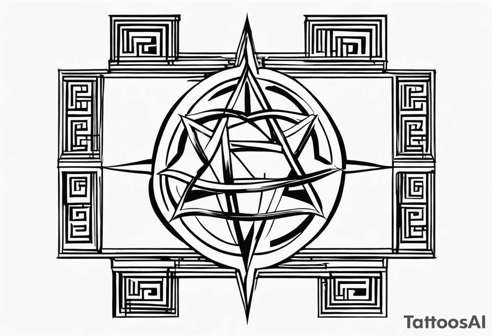 Ancient tetragrammaton to represent God's chosen one tattoo idea