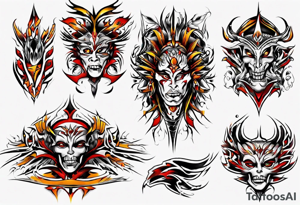 Sexy tatoo menage FMF tattoo idea