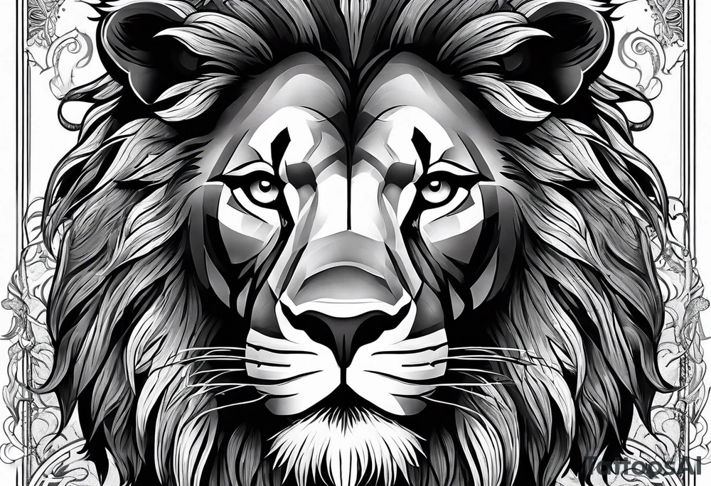 Lion from atlas tattoo idea