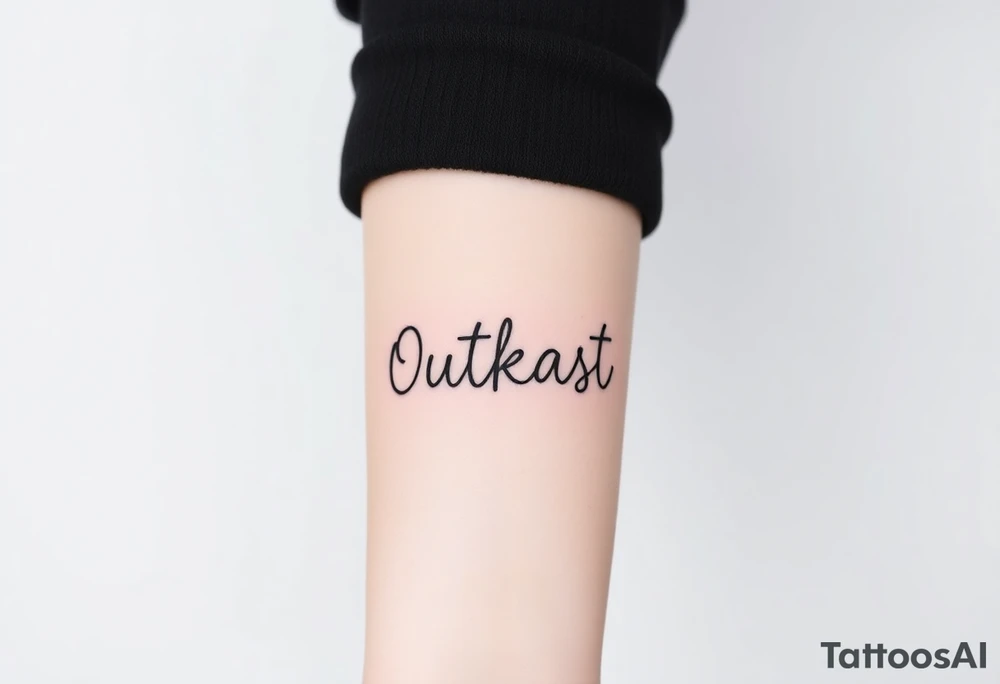 music group Outkast simple tattoos tattoo idea