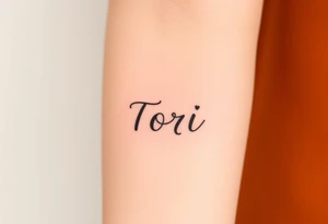 Tori tattoo idea