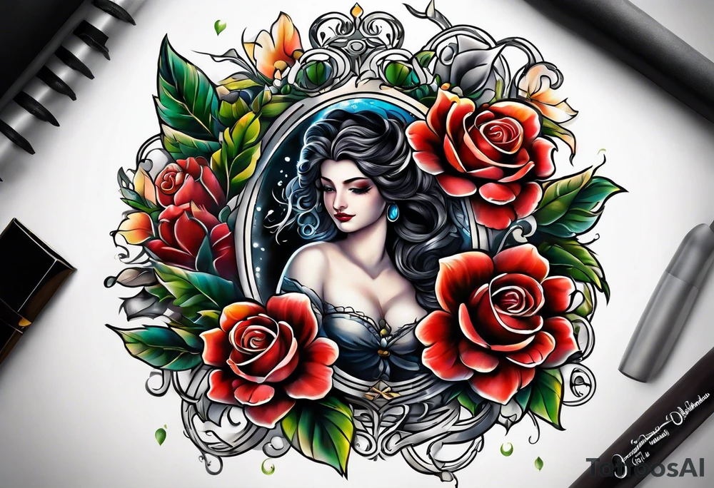 older book tattoo idea