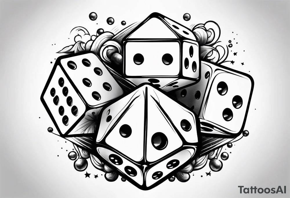 Las Vegas dice tattoo idea