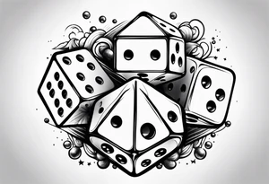 Las Vegas dice tattoo idea