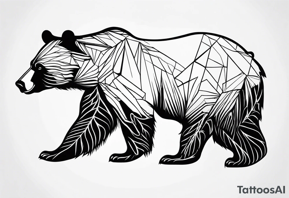 bear tattoo idea