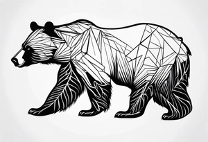 bear tattoo idea