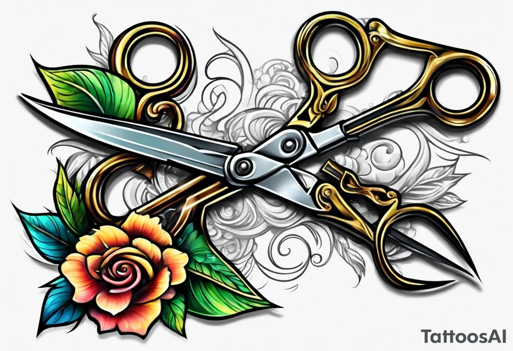 scissors tattoo idea