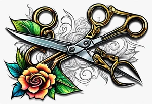 scissors tattoo idea