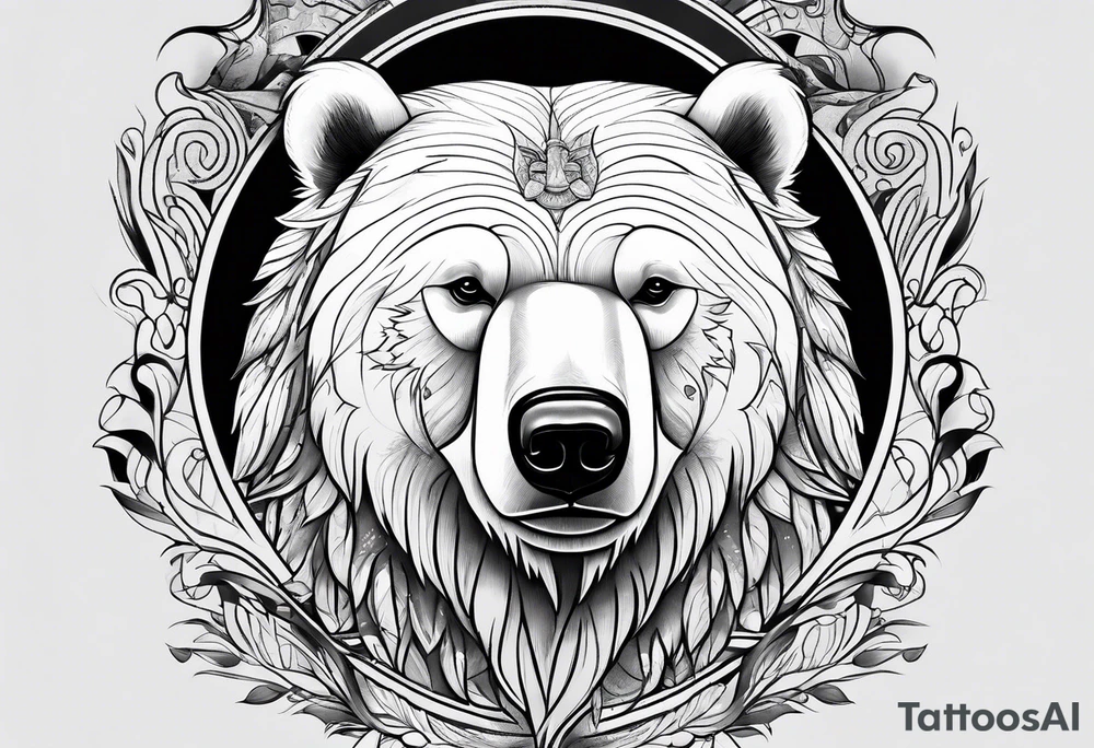 polar bear godfather tattoo idea