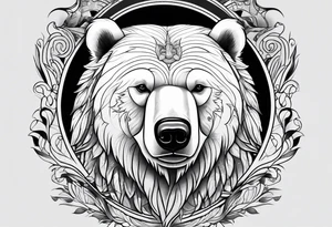 polar bear godfather tattoo idea