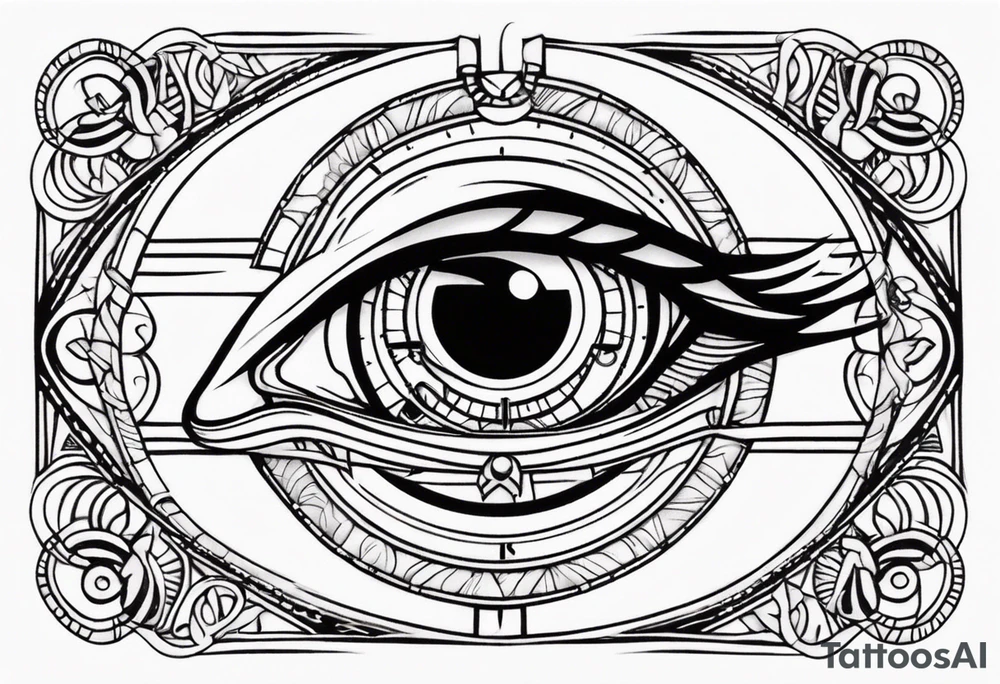 human eye wrapped around snake and pupil is a clock tattoo idea human eye wrapped around snake and pupil is a clock tattoo idea