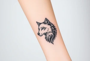 Wolf tattoo idea