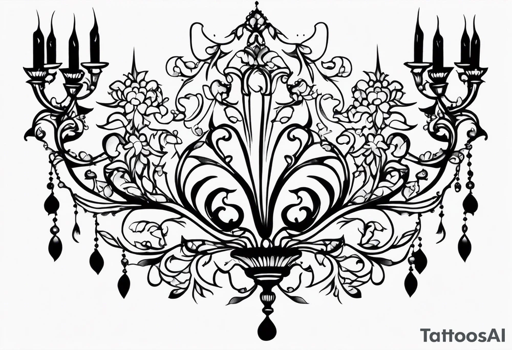 chandalier tattoo idea